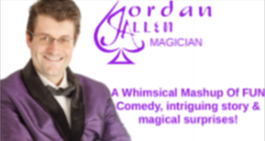 Jordan Allen, magician, prepares a sensory friendly magic show that is whimsical, intriguing, and full of laughs